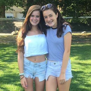 brandy melville striped t-shirt